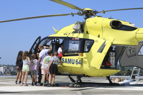 “ Portes ouvertes au SAMU de Bayonne “ pour les enfants du Centre de Loisirs Baroja d’Anglet
