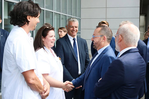 Visite officielle du Ministre de la Santé au Centre Hospitalier de la Côte Basque