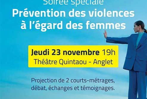 RDV Santé Bien être d&rsquo;Anglet-prévention des violences à l&rsquo;égard des femmes: Soirée spéciale FIFAVA Anglet 23 novembre