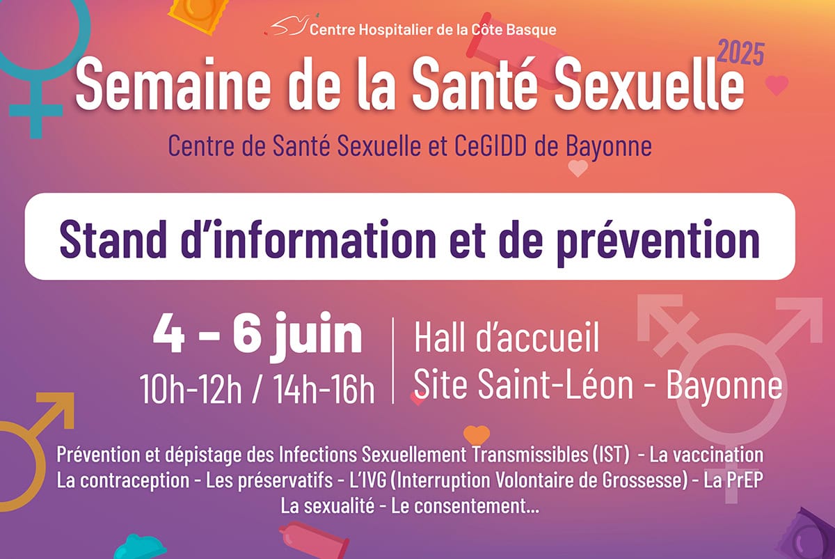 Semaine de la Santé Sexuelle Bayonne 4-6 Juin