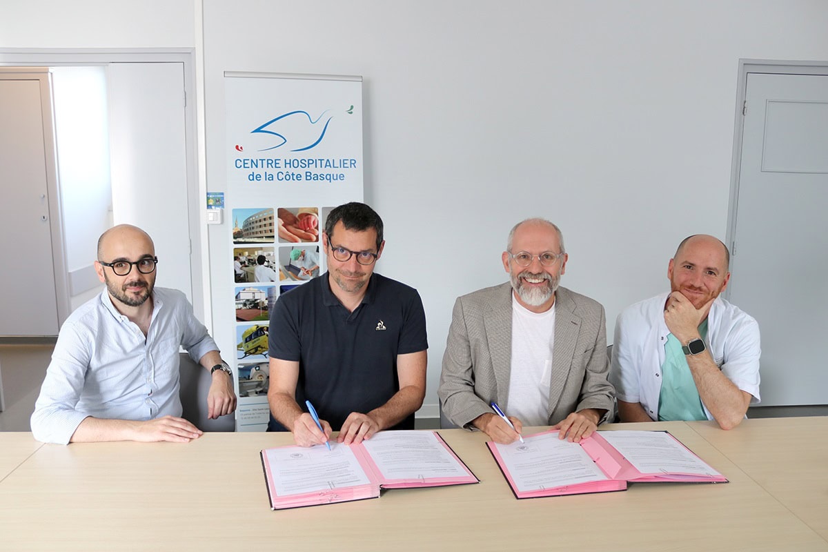 Plaies et cicatrisation : signature d’une convention entre le GHT Navarre Côte Basque et l’association « ESS Plaietile »