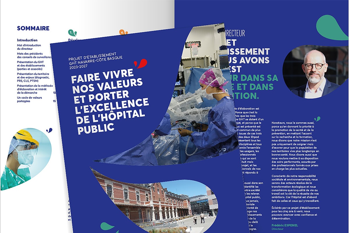 Élaboration et publication du Projet d’Établissement du GHT Navarre Côte Basque 2023-2027