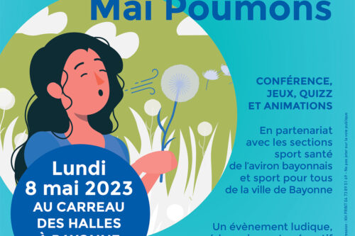 Promotion de la santé -Pneumologie : « Mai poumon » 8 mai Bayonne