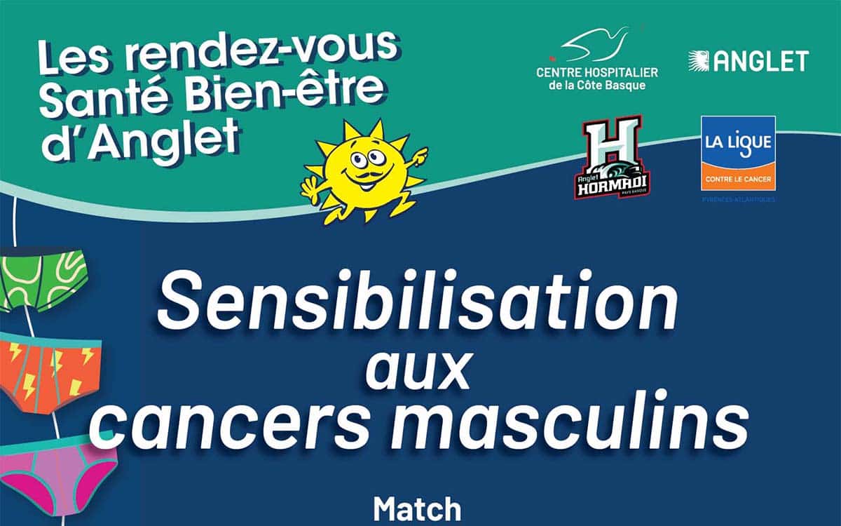 Rendez Vous santé Bien être : sensibilisation aux cancers masculins Anglet 1er décembre