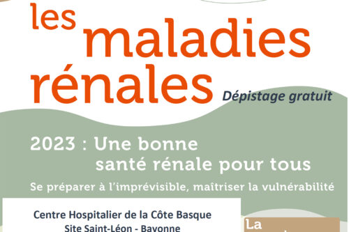 Semaine nationale du rein Bayonne 09 mars