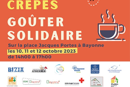 Précarité et santé : 14èmes goûters solidaires – Bayonne 10-12 octobre