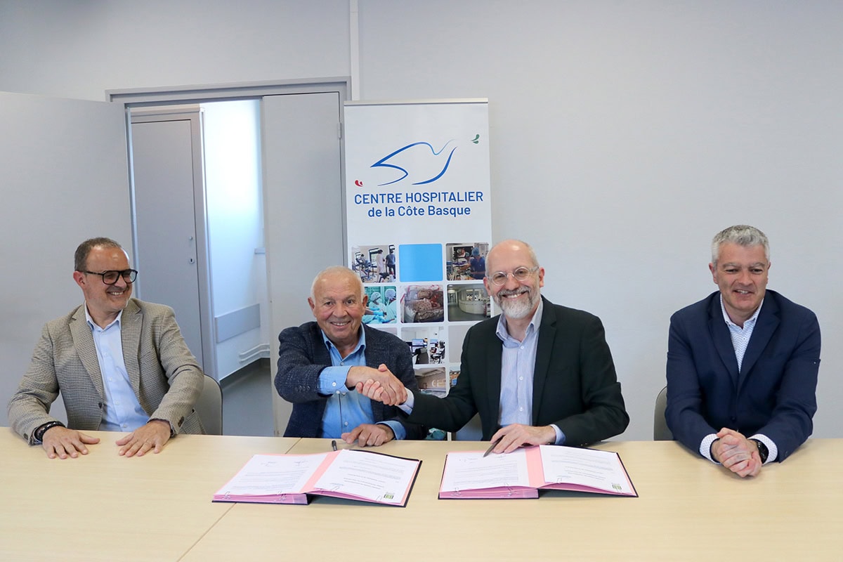 Naissance d’une collaboration entre le Centre Hospitalier de la Côte Basque et le Collège Ostéopathique du Pays basque
