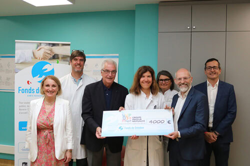 Du matériel pour la salle de sport bien-être du personnel du Centre Hospitalier Côte Basque grâce au groupe Pasteur Mutualité