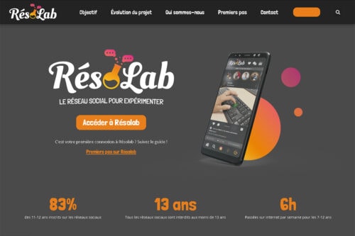 Inauguration de Résolab : 1er réseau social en France pour expérimenter