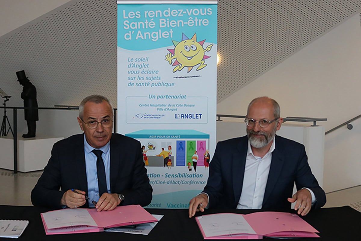 Signature de la convention et présentation du programme des Rendez-Vous Santé Bien-être d&rsquo;Anglet 2023