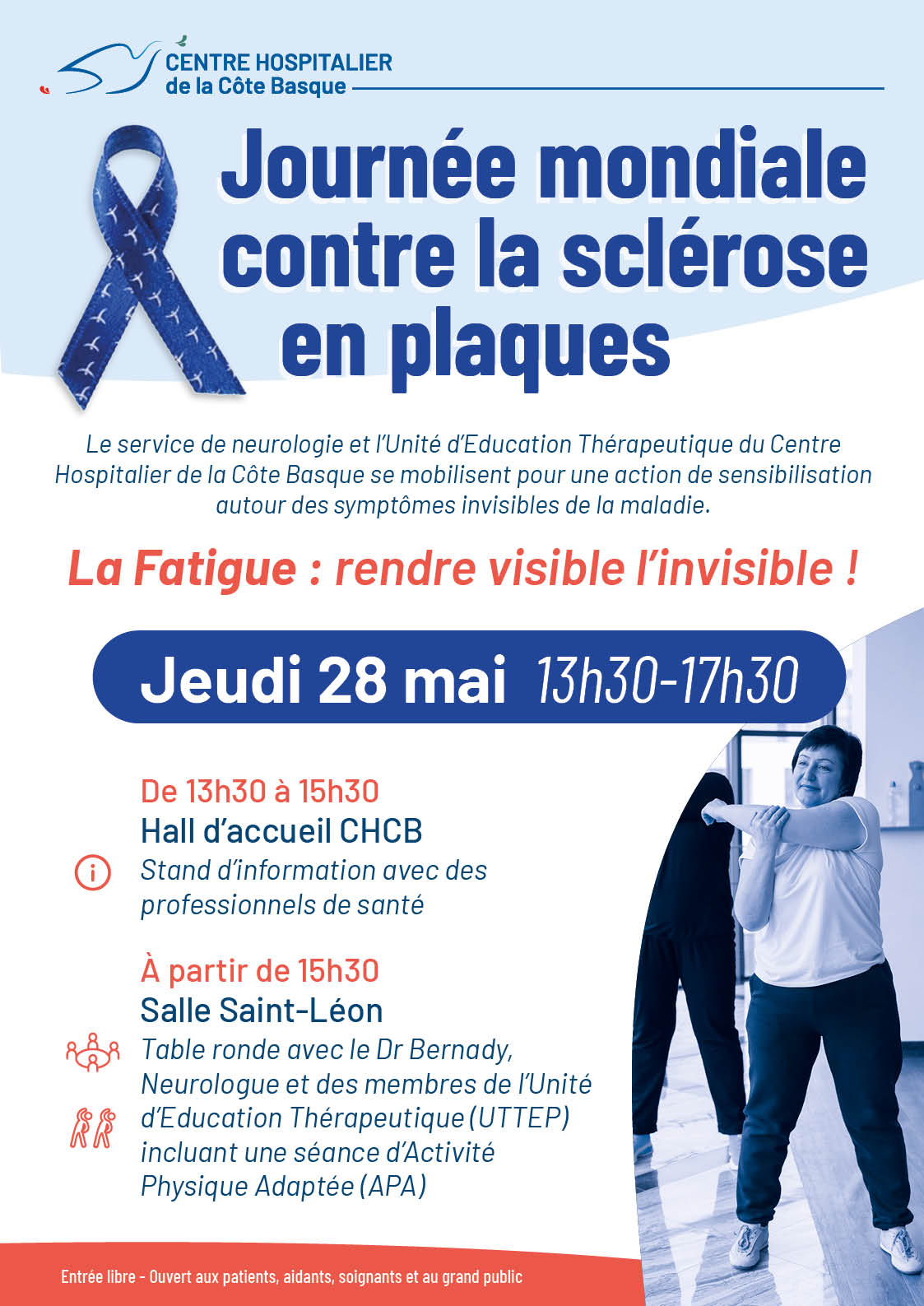 Journée mondiale contre la sclérose en plaques : « La fatigue, rendre visible l’invisible »