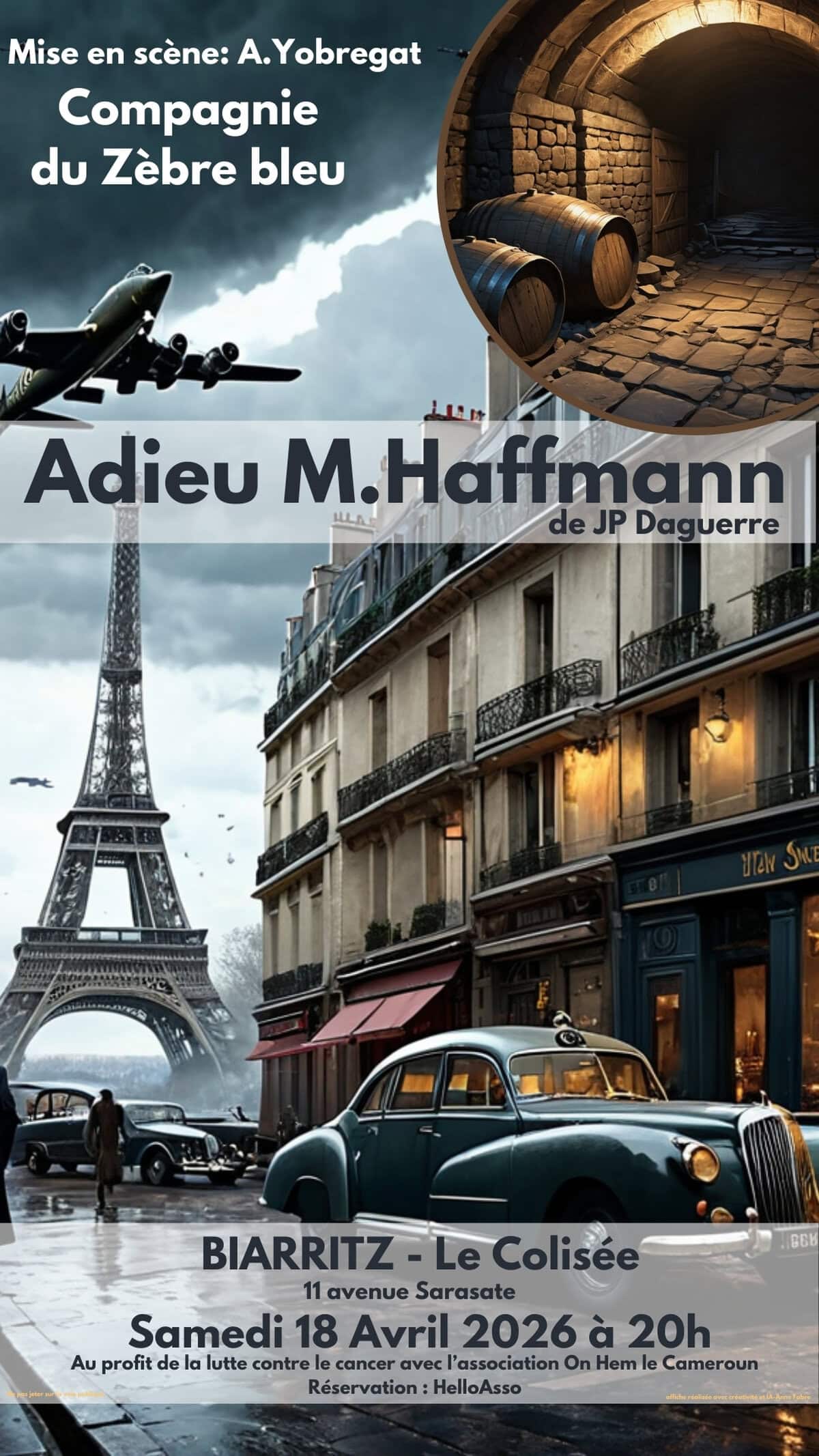 Soirée théâtre caritative – Adieu Monsieur Haffmann