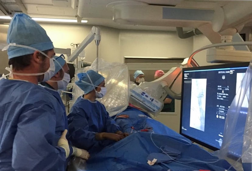 Première thrombectomie pulmonaire en radiologie interventionnelle au Centre Hospitalier de la Côte Basque