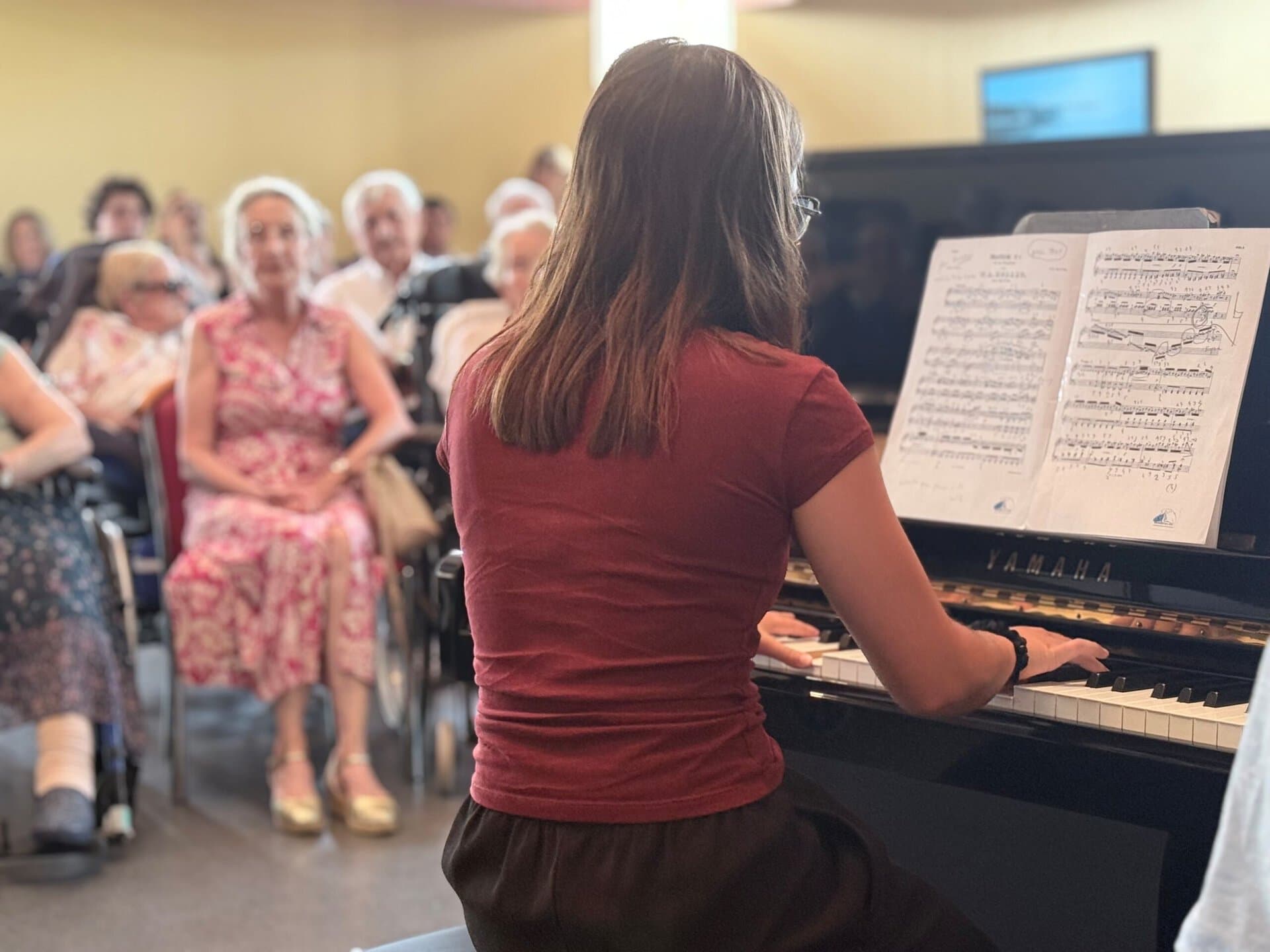 Un nouveau piano au Centre Hospitalier de la Côte Basqueinauguration et concert sur le site Cam de Prats