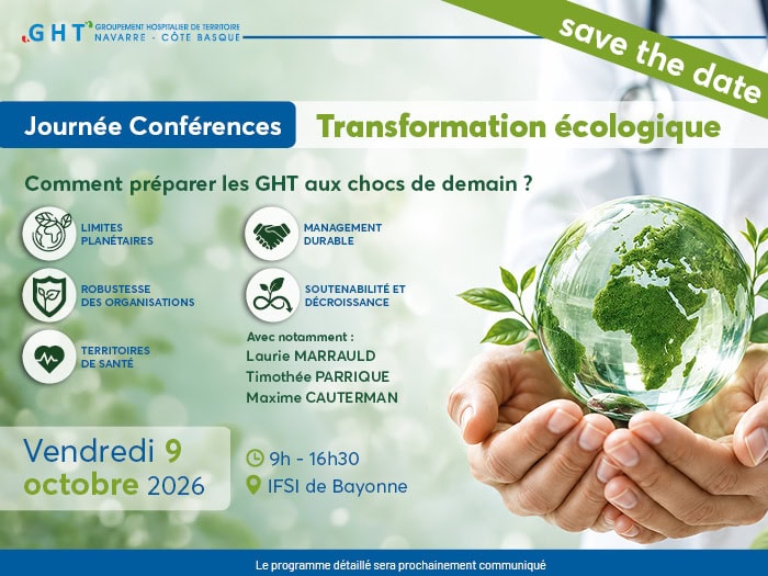 SAVE THE DATE | Journée de conférences : Comment préparer les GHT aux chocs de demain ?