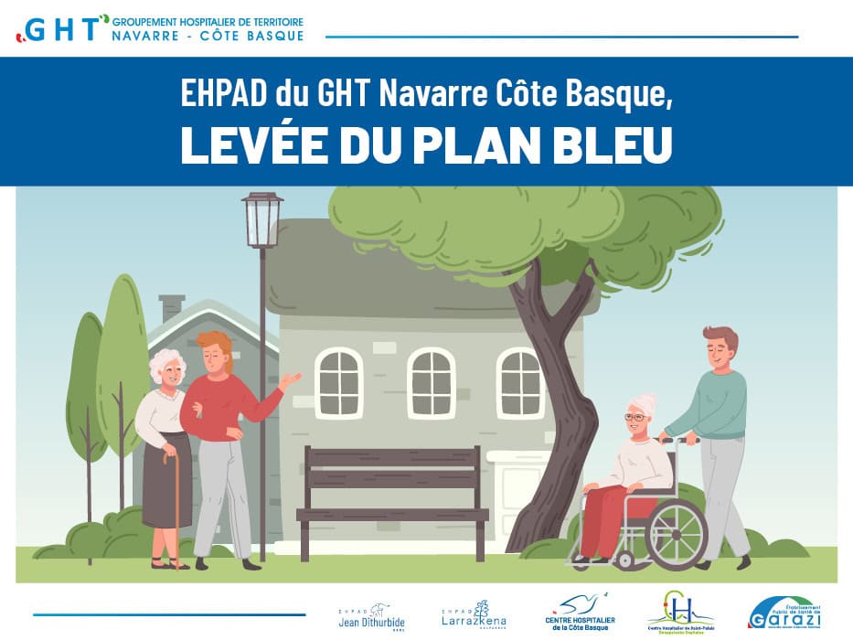 Levée du plan bleu dans les EHPAD du GHT Navarre Côte Basque